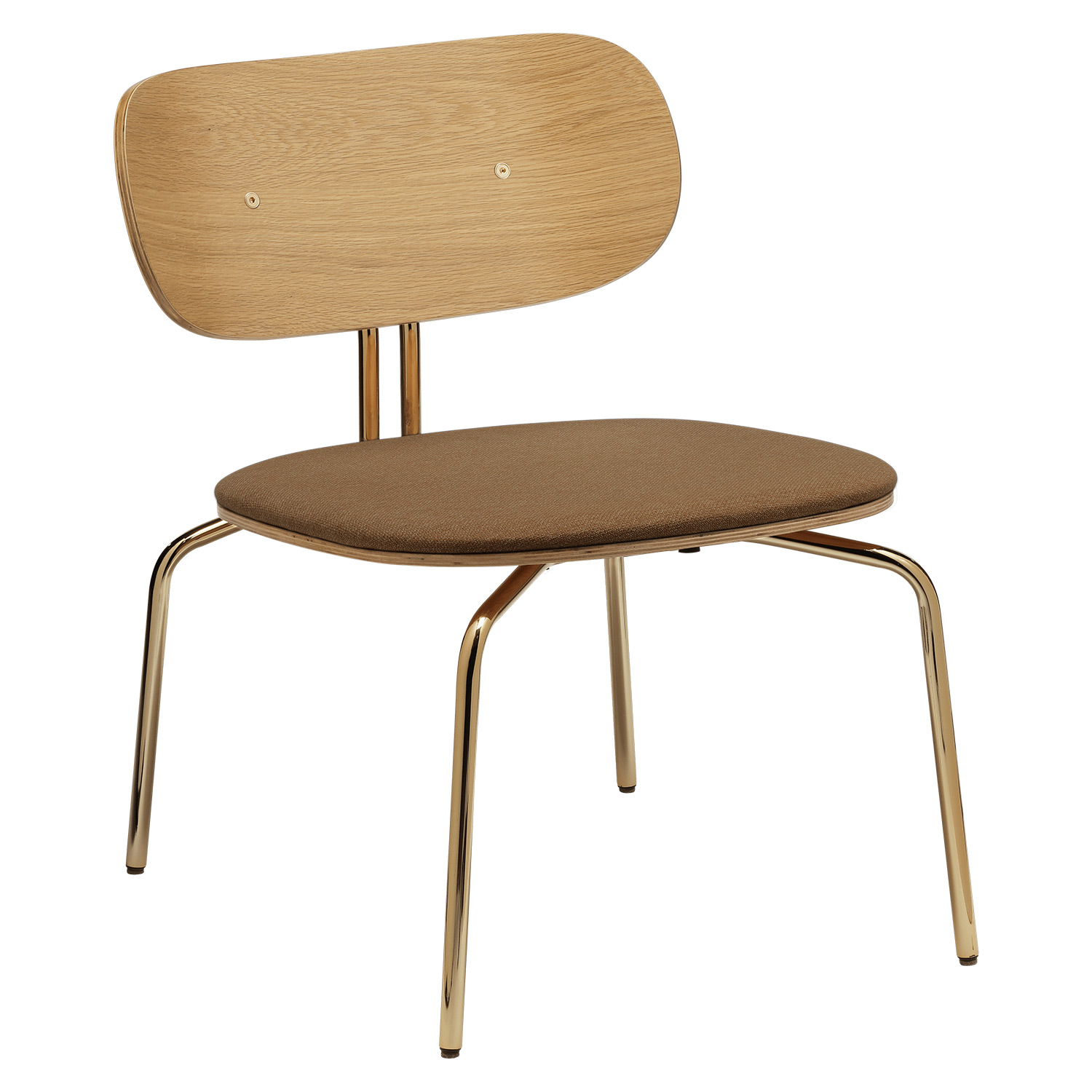 umage curios lounge chair eiche messing sugar brown 5917 1C730 01 106360