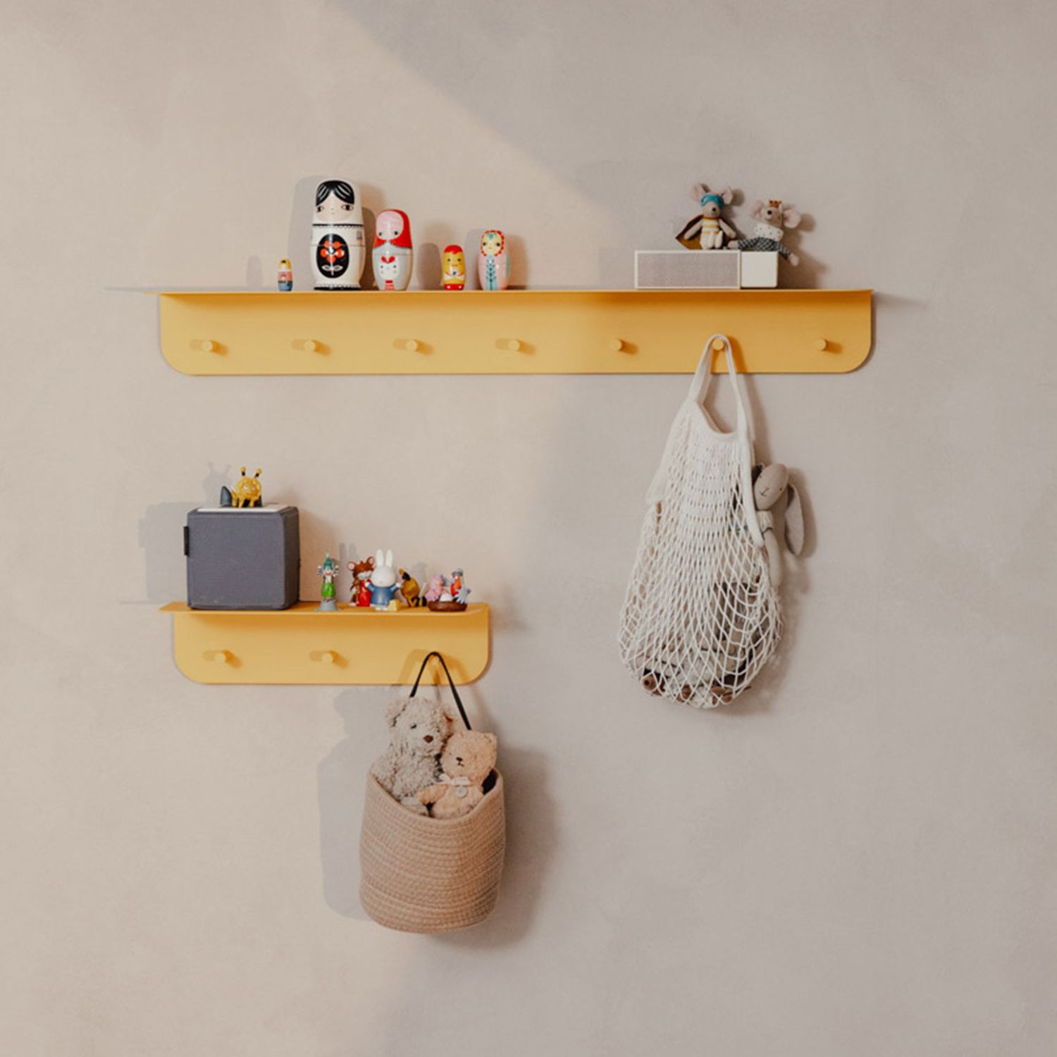 Metallbude - Malou Wandgarderobe Größe S blueberry soda