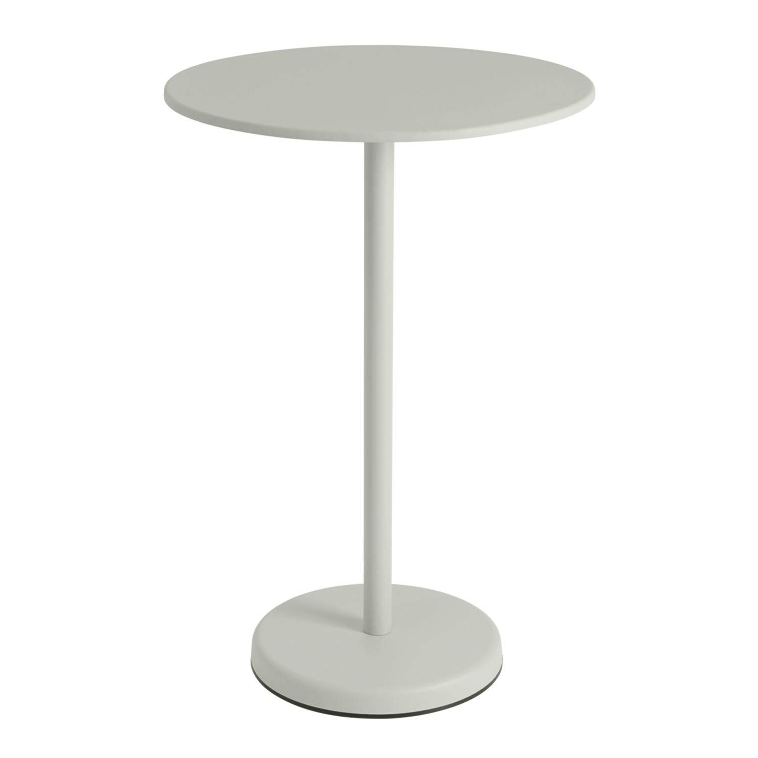 muuto linear steel cafetisch 105 grey rund ambiente 85884