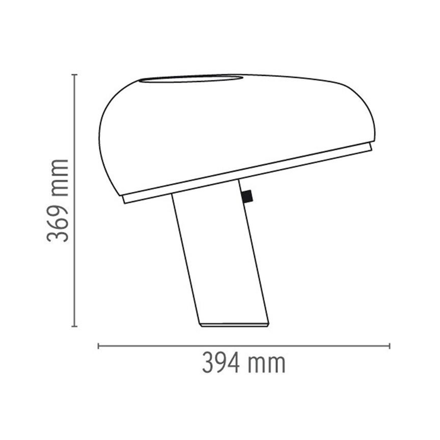 flos snoopy tischleuchte groesse 75951