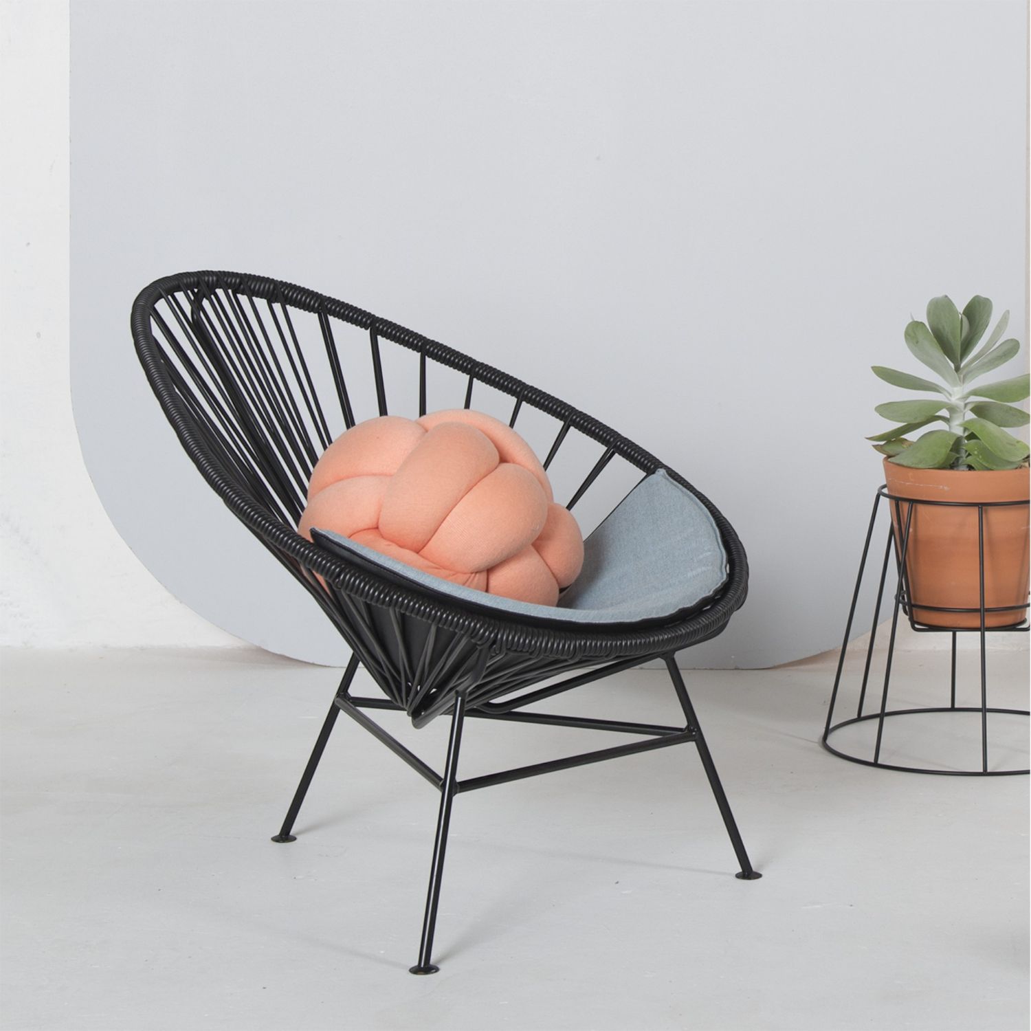 OK Design - Acapulco Mini Sitzkissen frosty grey