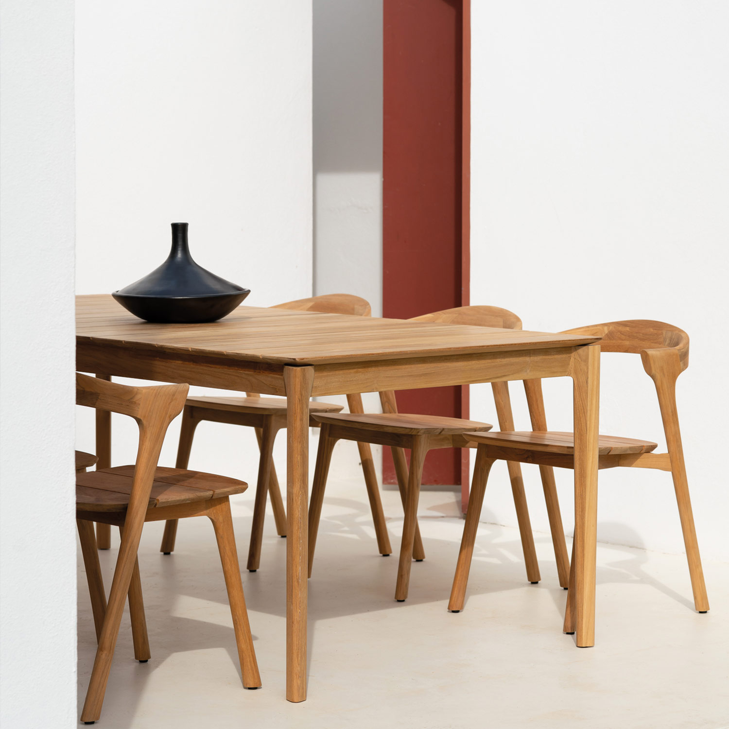 ethnicraft bok stuhl fuer draussen tafel ambiente ohne kissen 84272