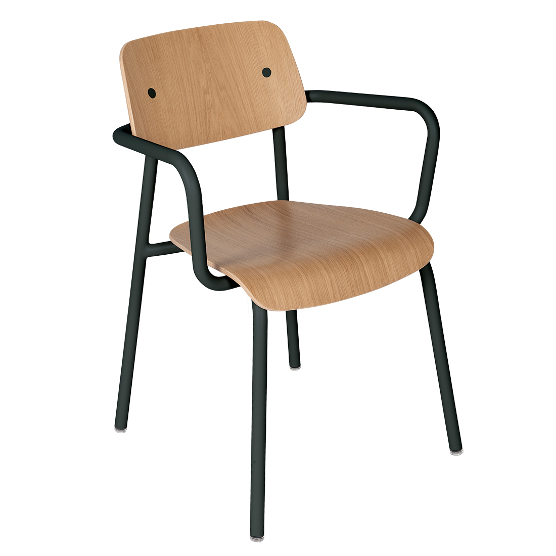 fermob studie sessel eiche anthrazit 100083