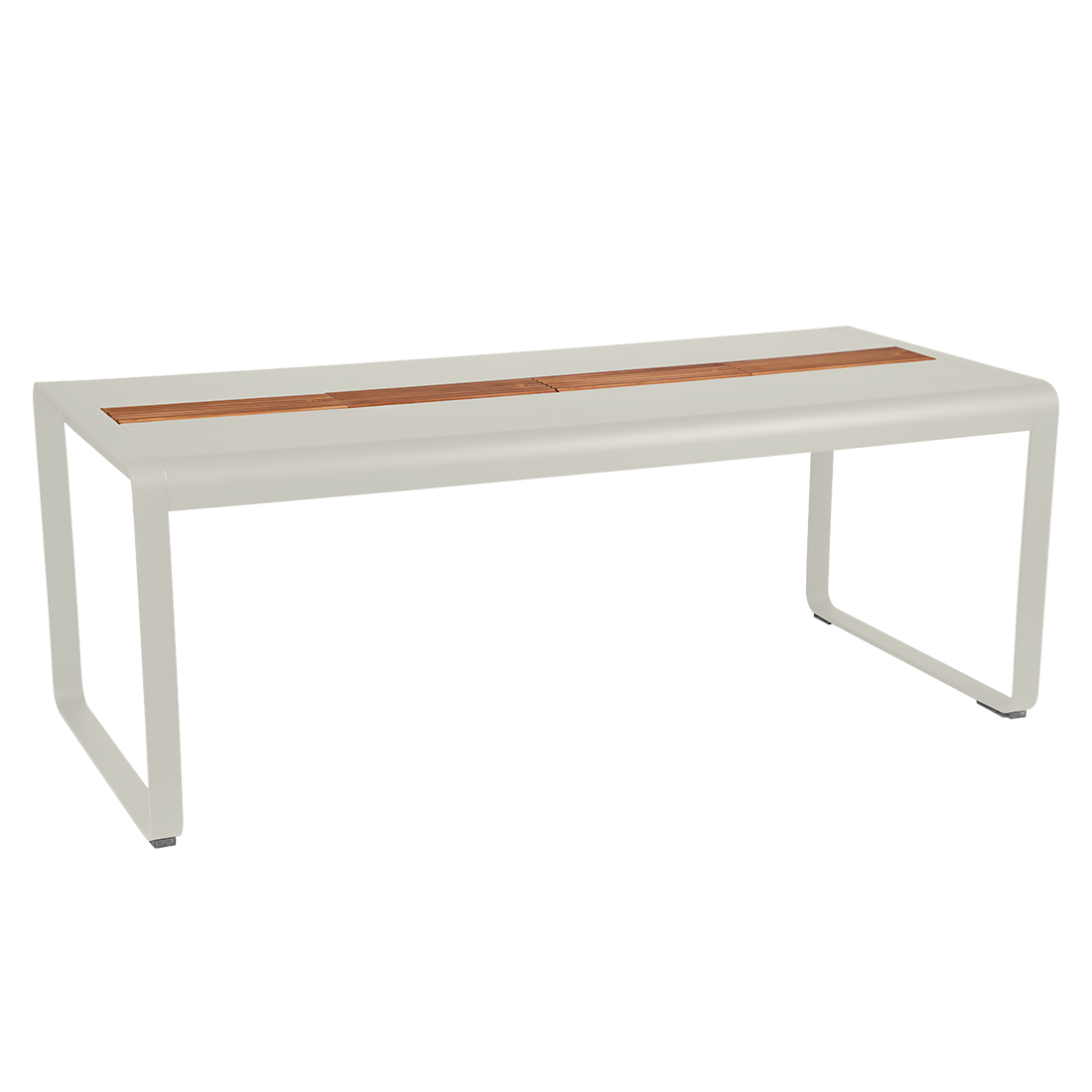 fermob bellevie tisch 196 8434 lehmgrau 88588