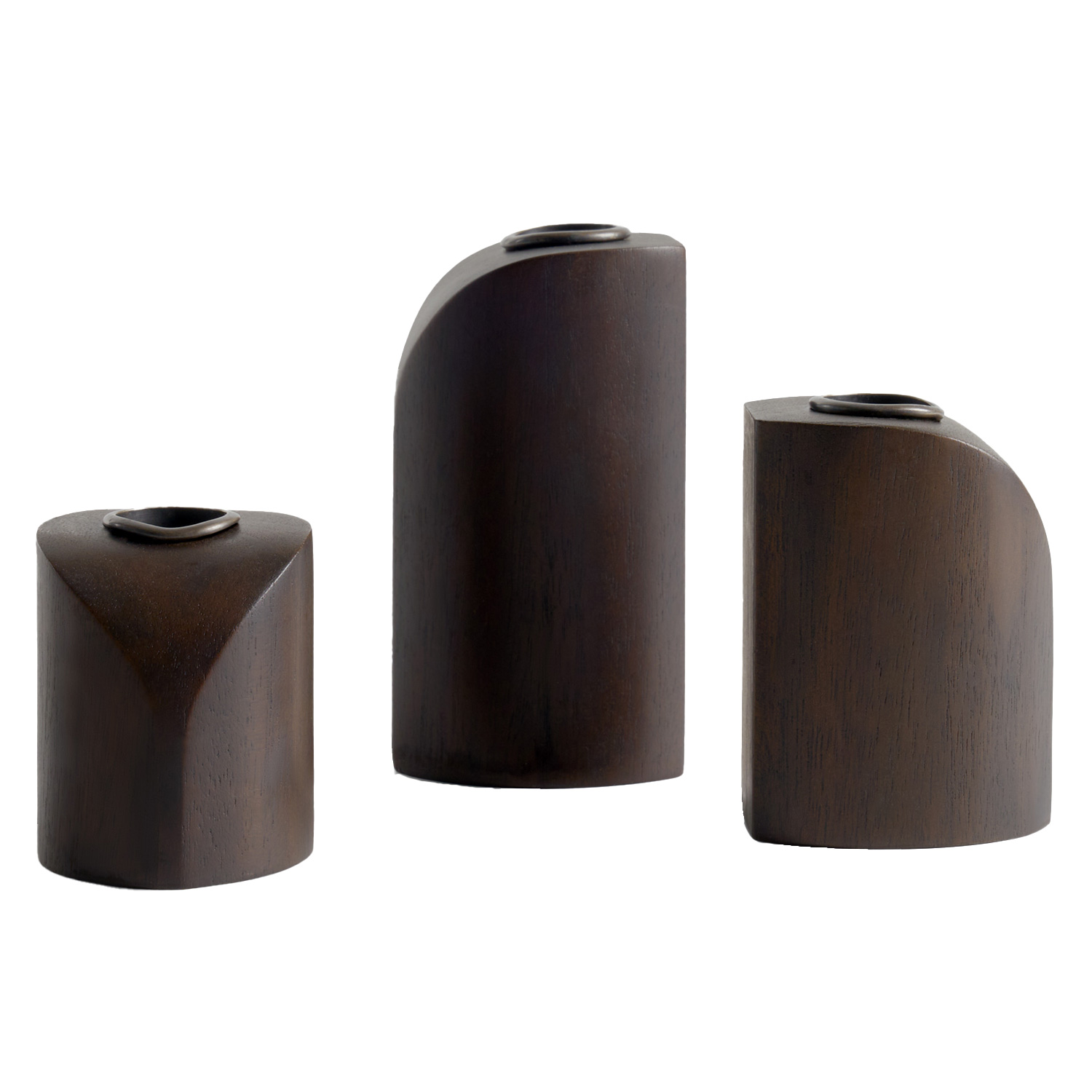 ethnicraft pi kerzenhalter 3er set 92346