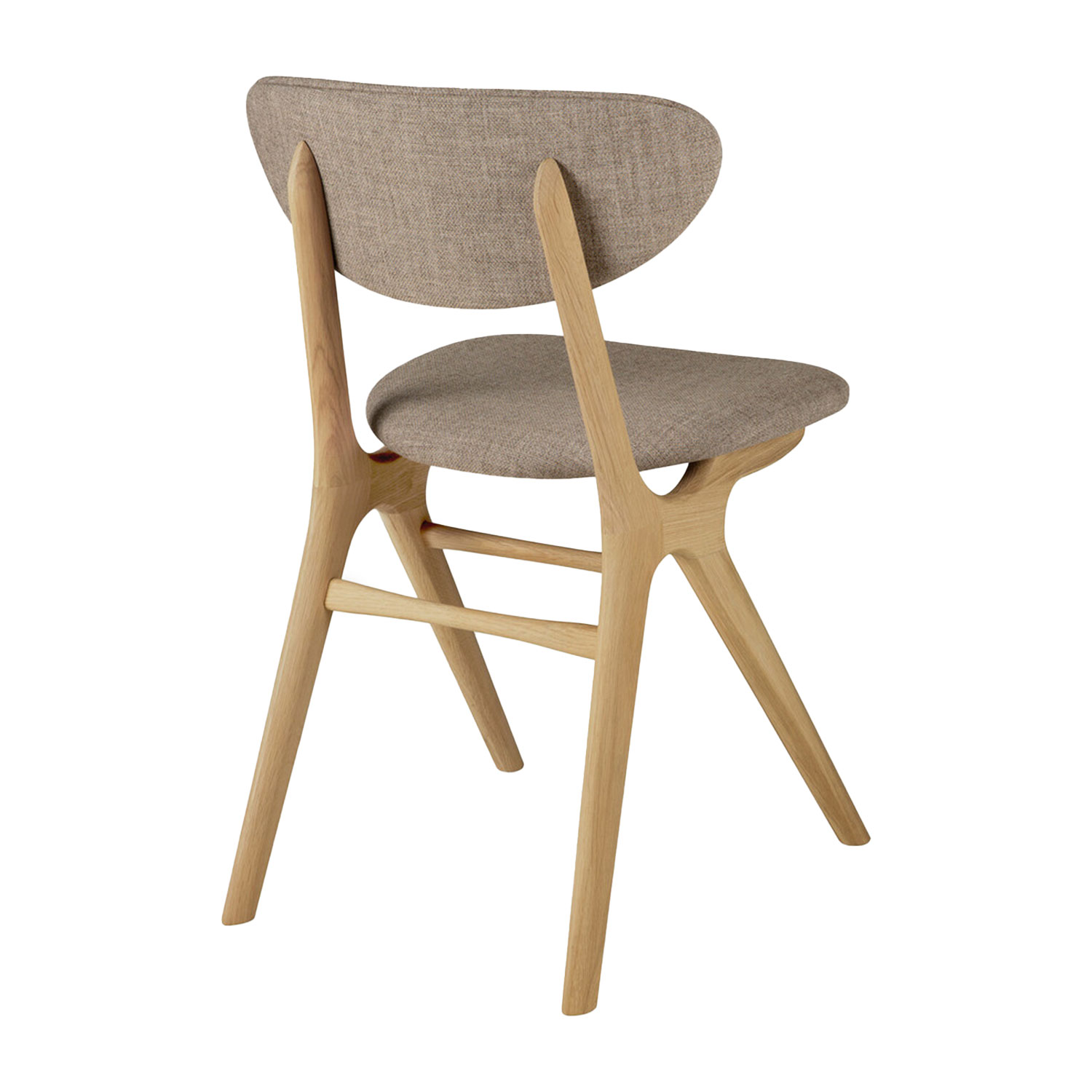 Ethnicraft - Eye Stuhl Eiche gepolstert warm grey