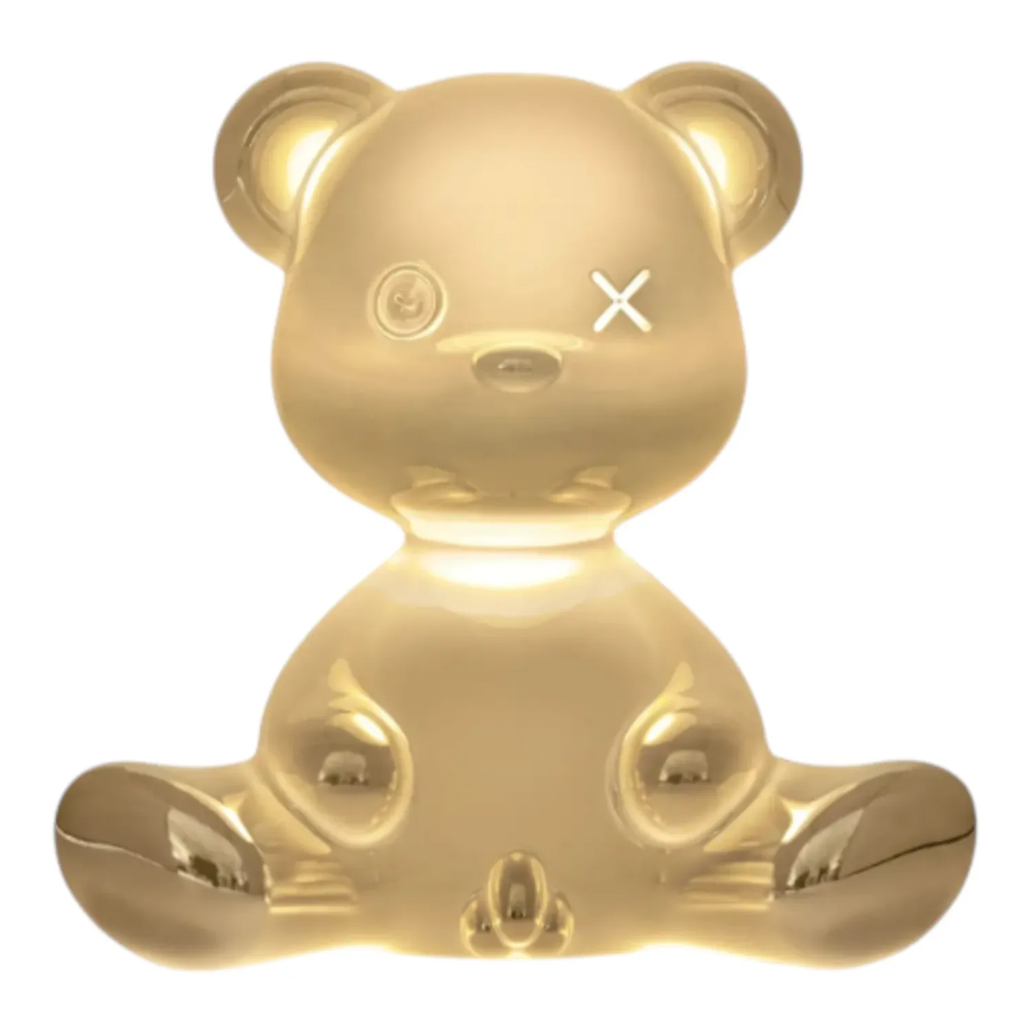 Qeeboo - Teddy Boy Leuchte Metal Finish mit Kabel gold