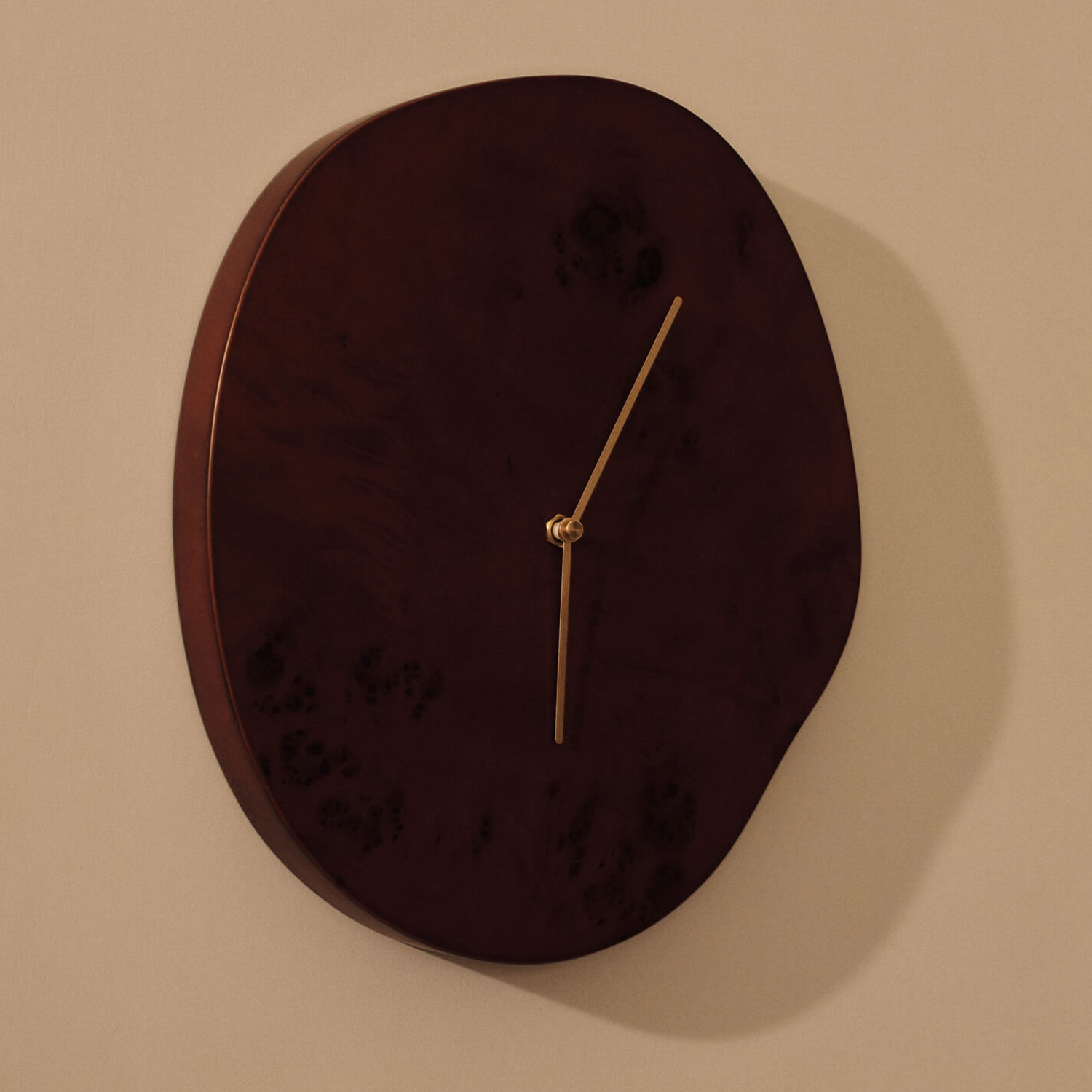 Ferm Living - Melt Wanduhr cashmere