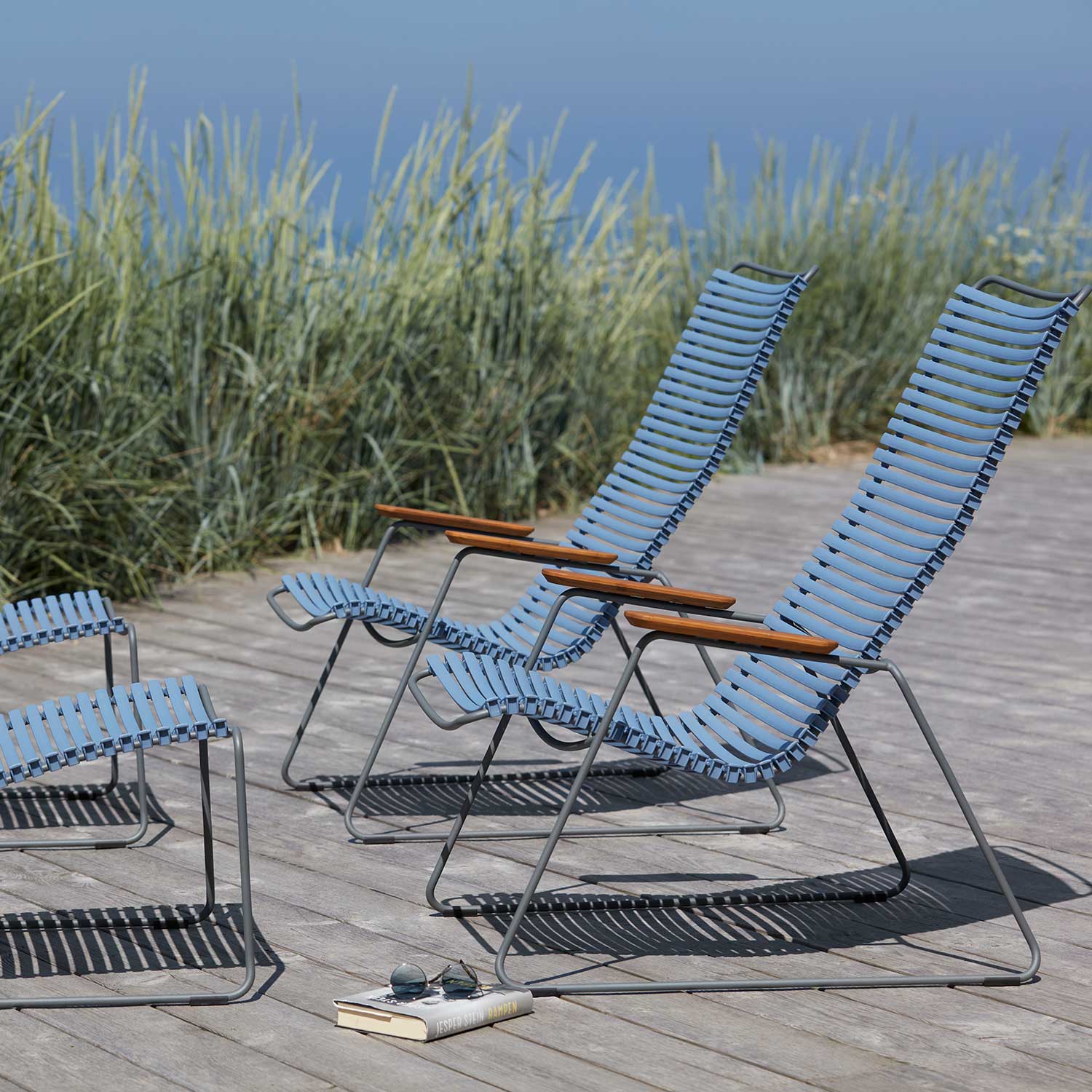 loungechair mit footrest houe click 93045