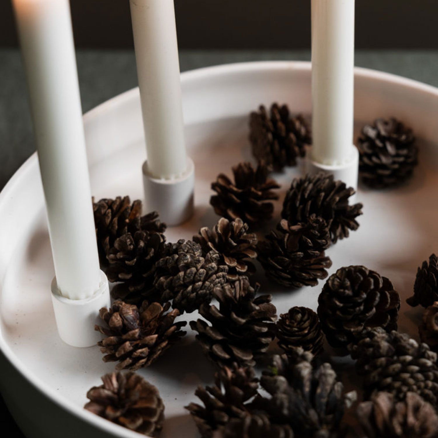 storefactory kvistholmen kerzenhalter weiss tisch close up 98217