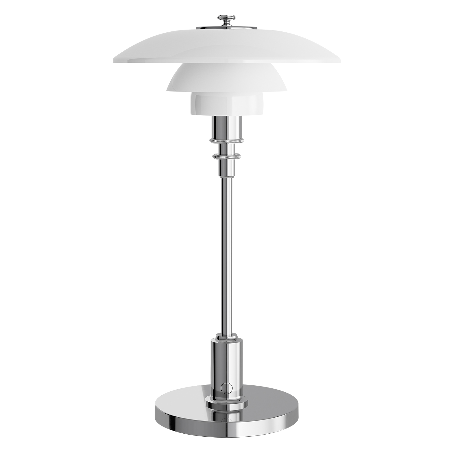 Louis Poulsen PH 2 1 Portable Tischlampe chrome 106287