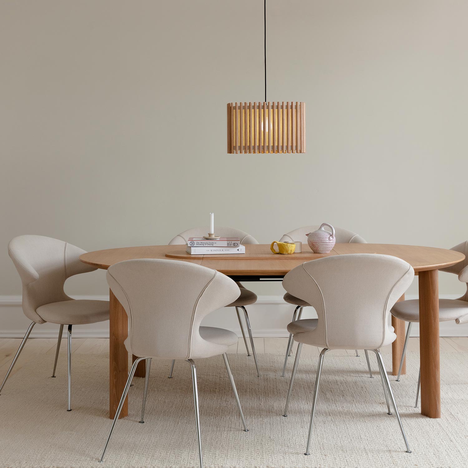 umage komorebi lampenschirm gross quadratisch eiche esszimmertisch 92443