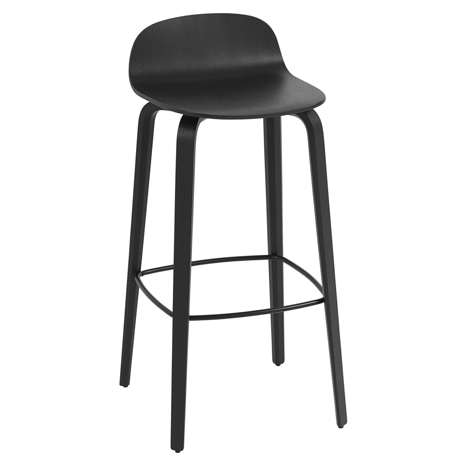 muuto visu barhocker schwarz 83488
