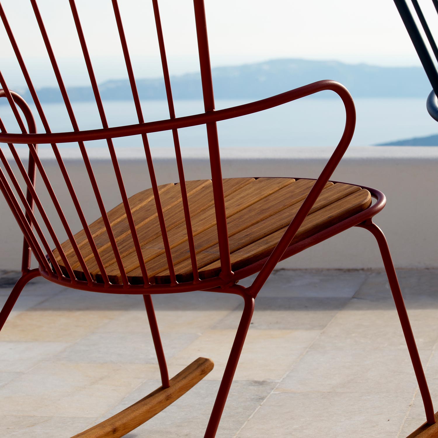 houe paon rockingchair paprika detail 94685