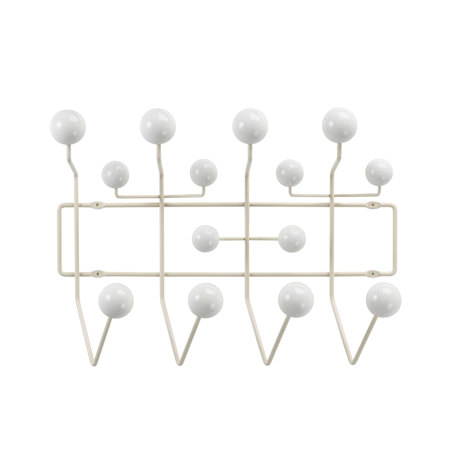 Vitra - Hang it all Garderobe warmweiß