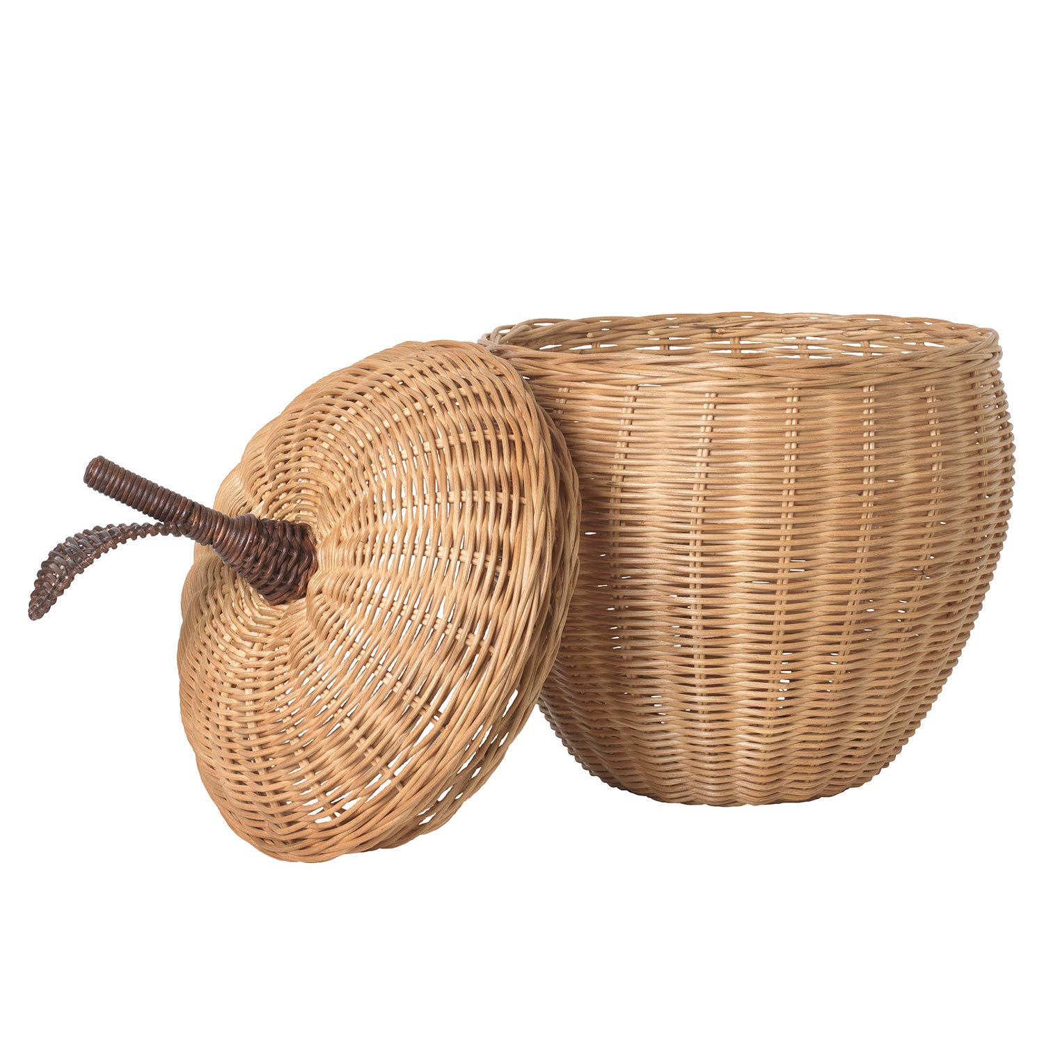 ferm living braided storage small apple offen 58704