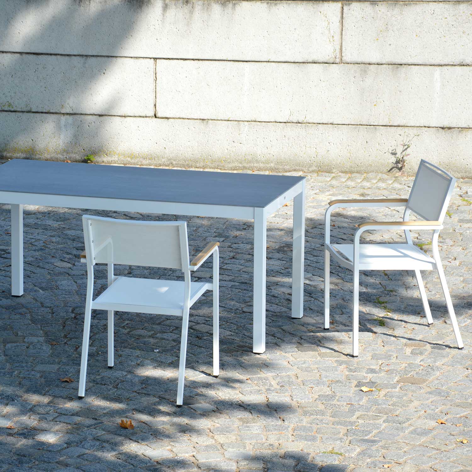 jan kurtz lux alu weiss mit tisch 51461