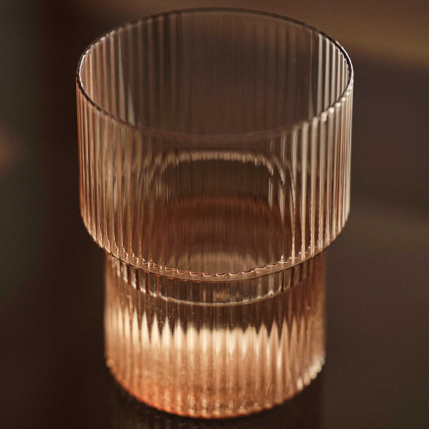 Ferm Living - Ripple Gläser 4er Set blush