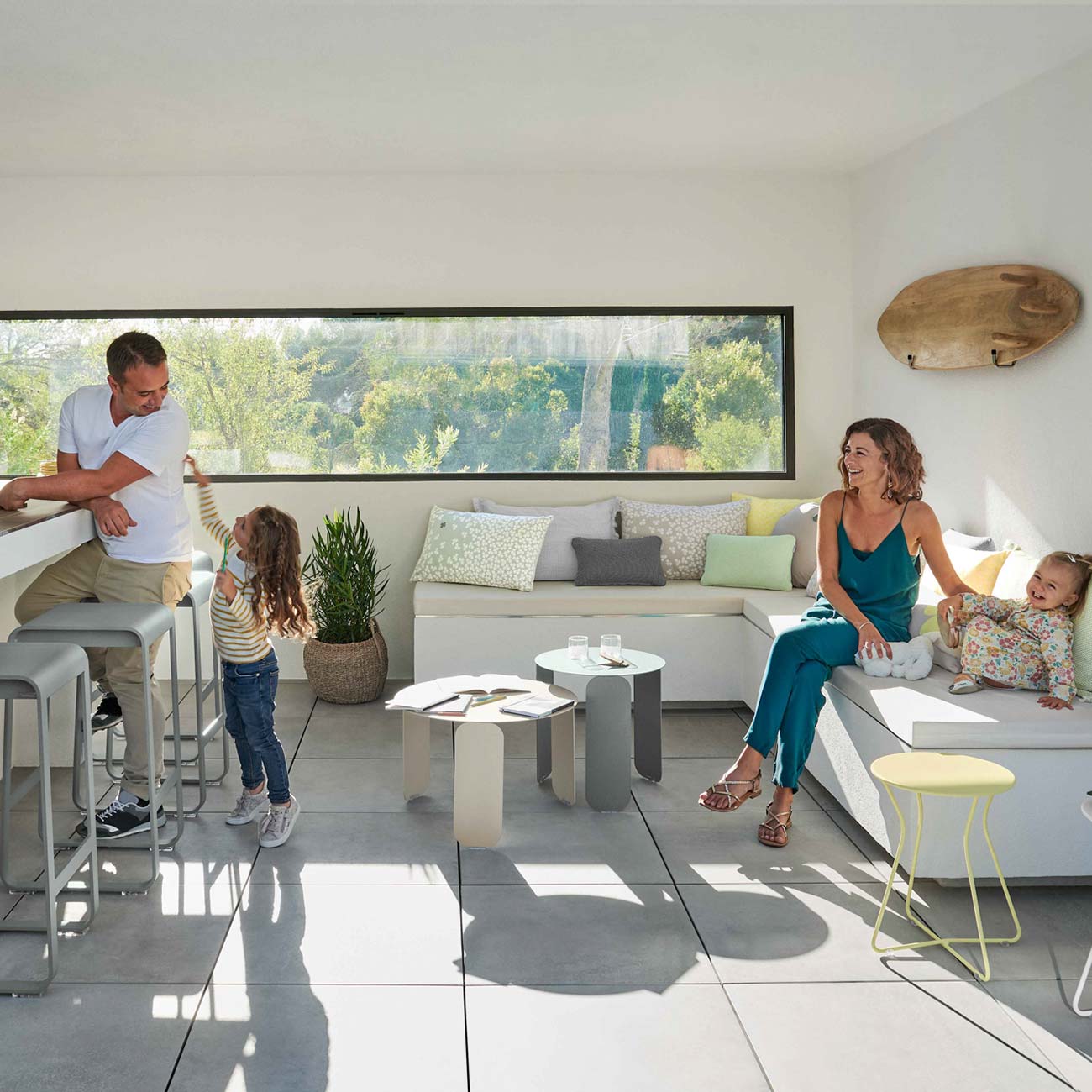 fermob bebop tisch 45cm in der kueche 105520