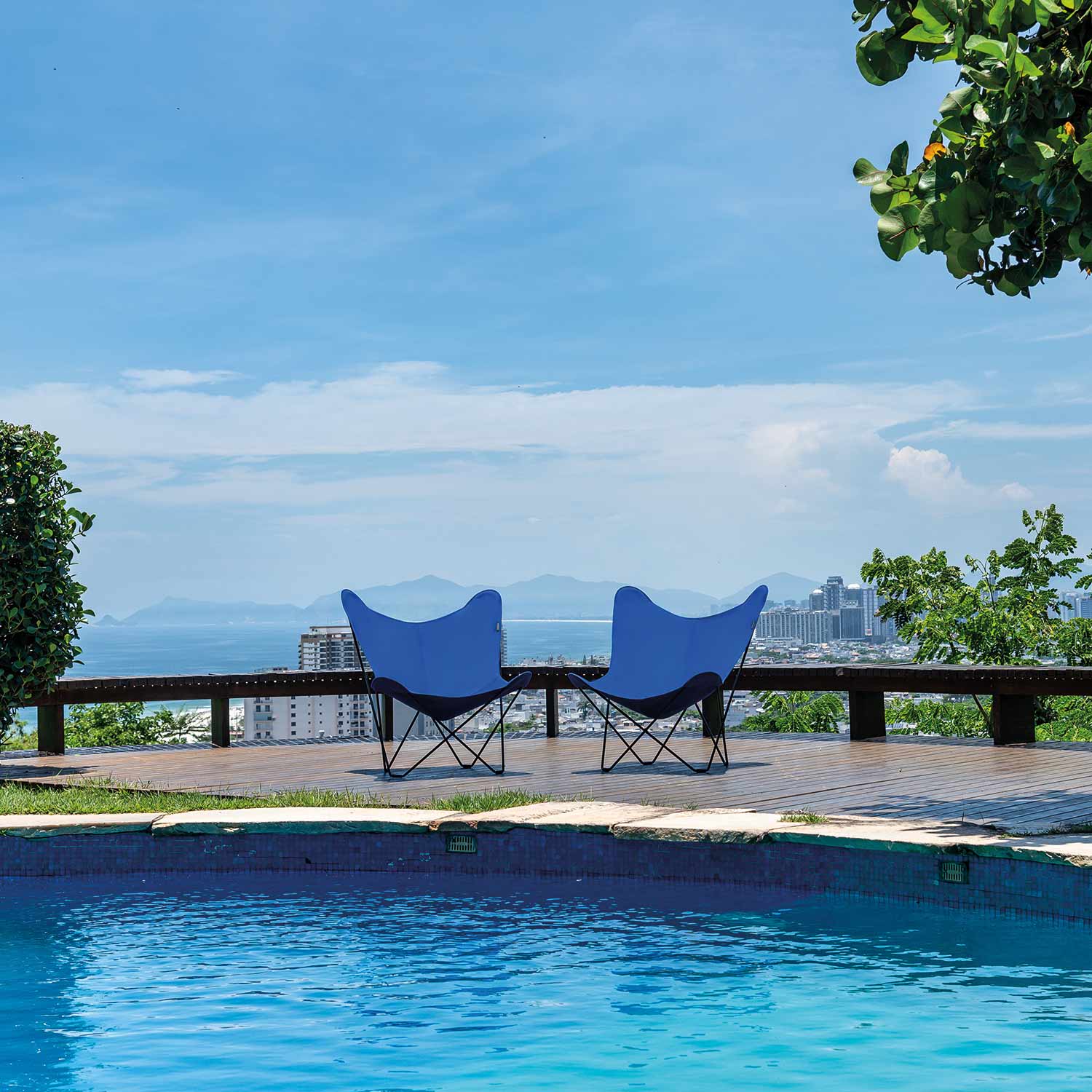 cuero sunshine mariposa blau 83516