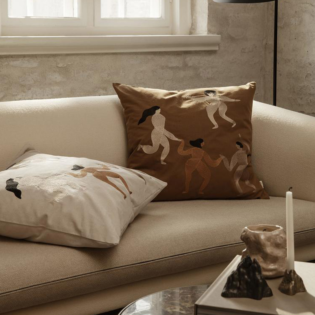 ferm living free kissen sugar kelp natural 60665