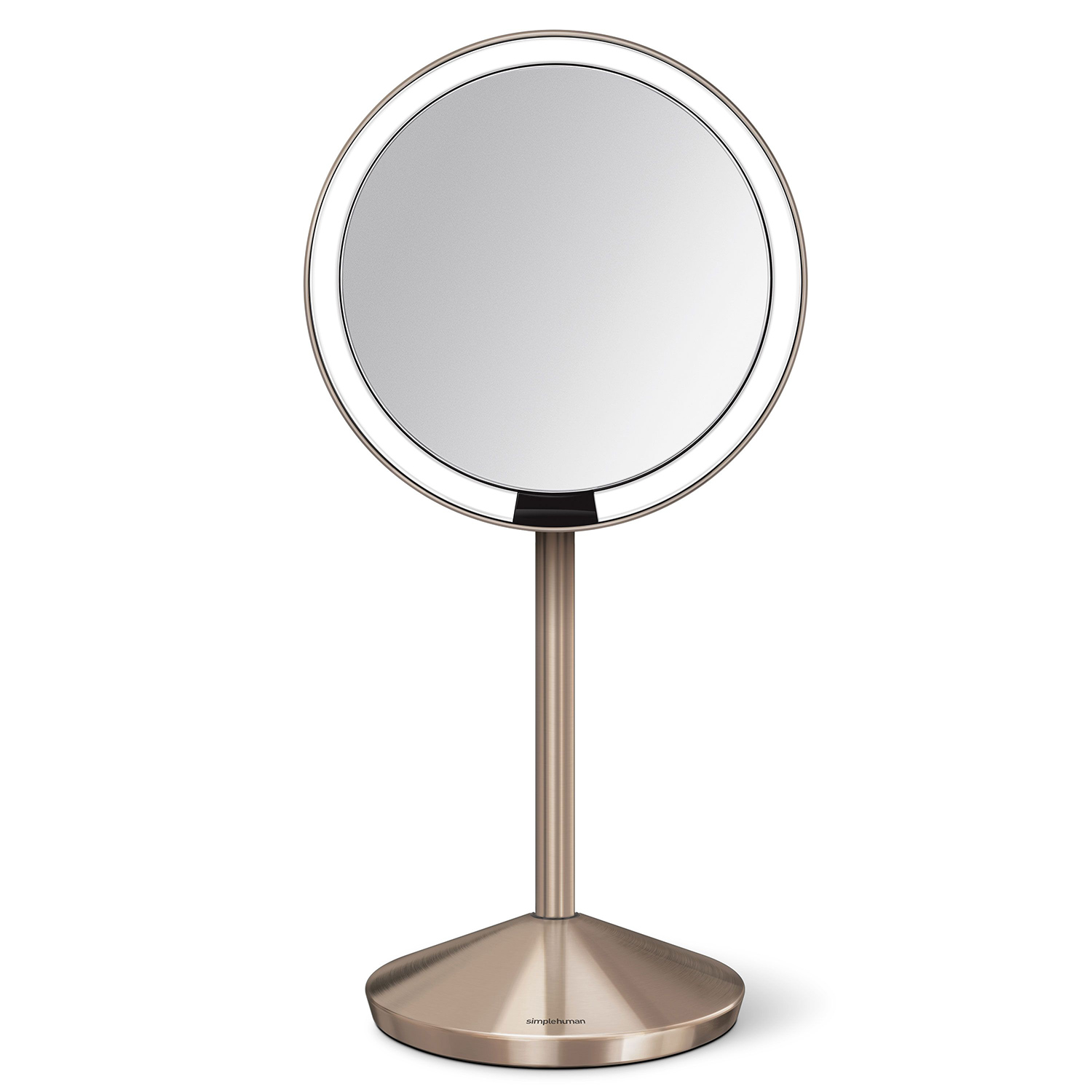 simplehuman sensorspiegel faltbar rosegold 98213