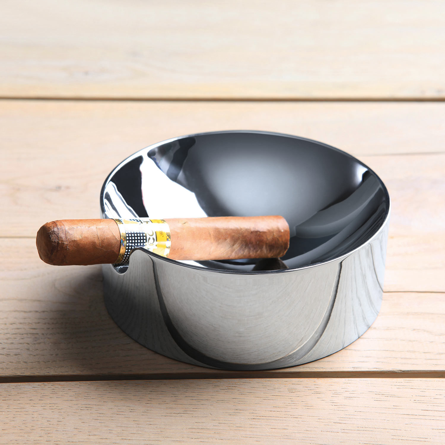 philippi scala zigarren aschenbecher chrom 81217
