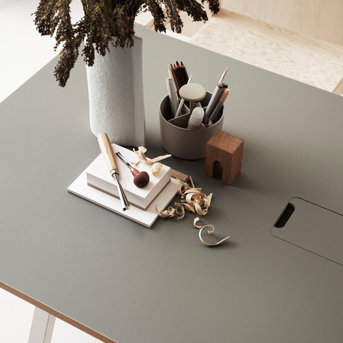 string schreibtischplatte hellgrau 120 57236