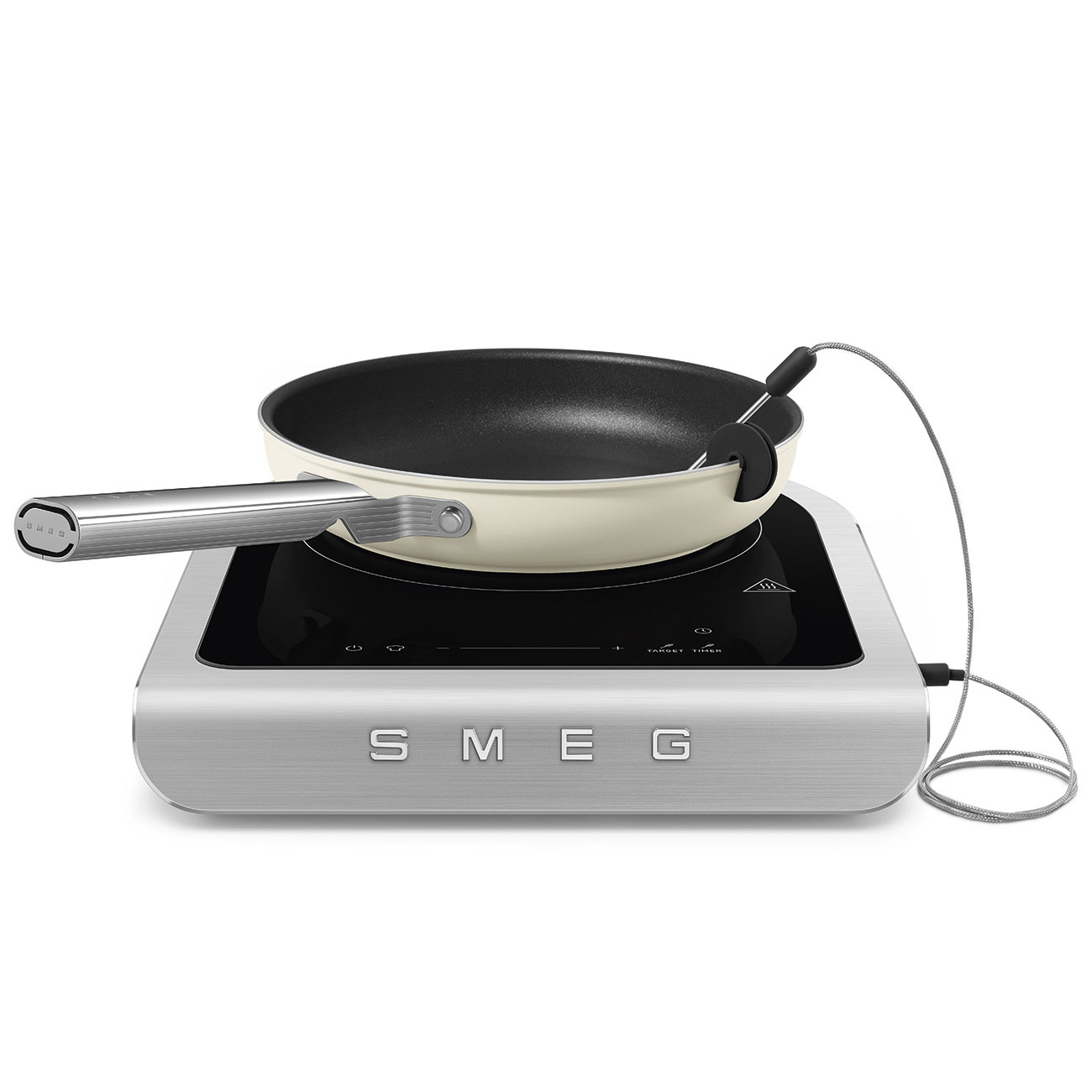 induktionskochfeld smeg mit topf 99895