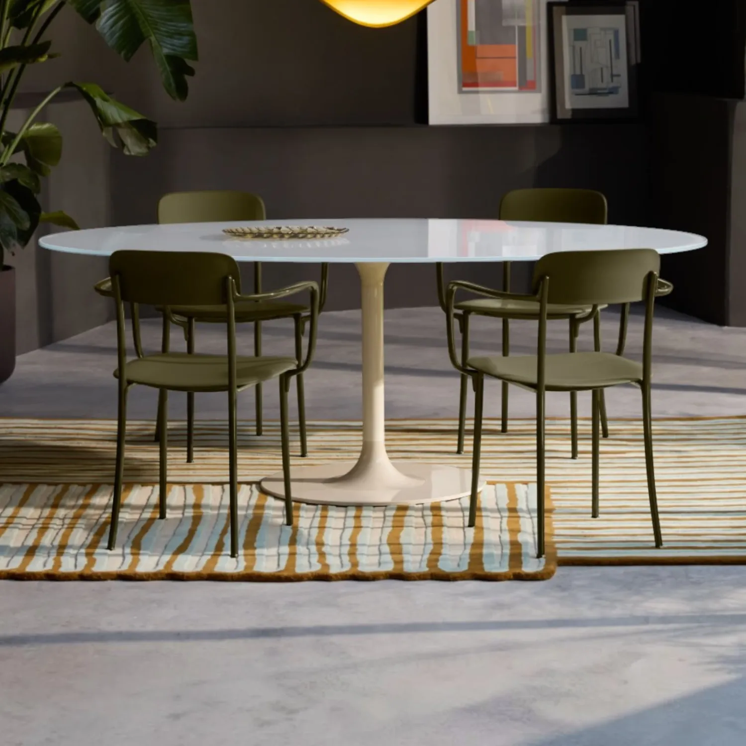 Kartell - Savoia Kleiner Sessel grün