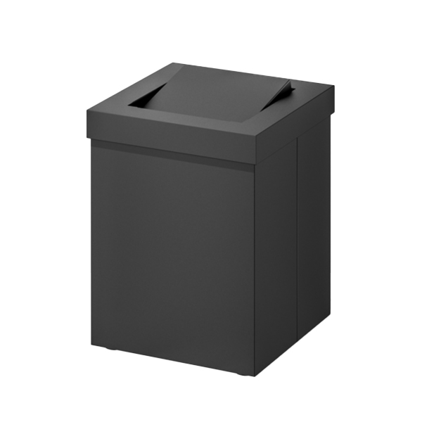 decor walther tisch muelleimer dw1130 schwarz matt 0611160 95632