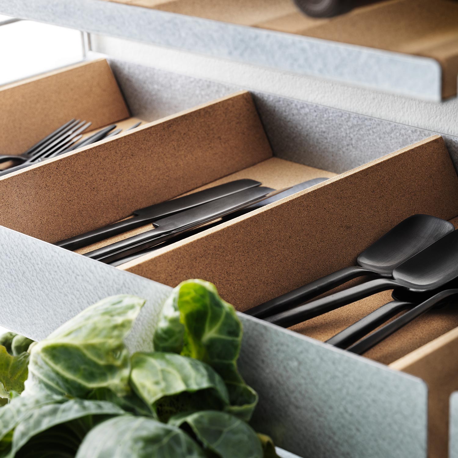 string regal kueche fachteiler kork 66805