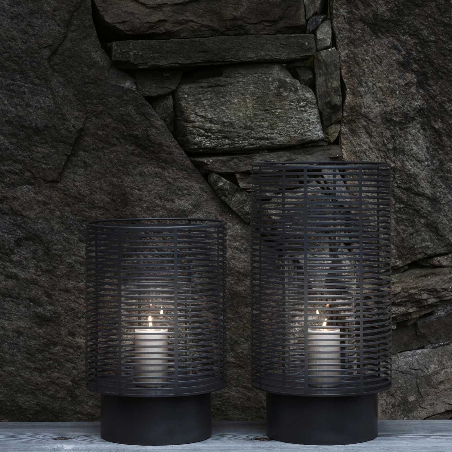 outdoorlaterne olea blomus gummetal 90340