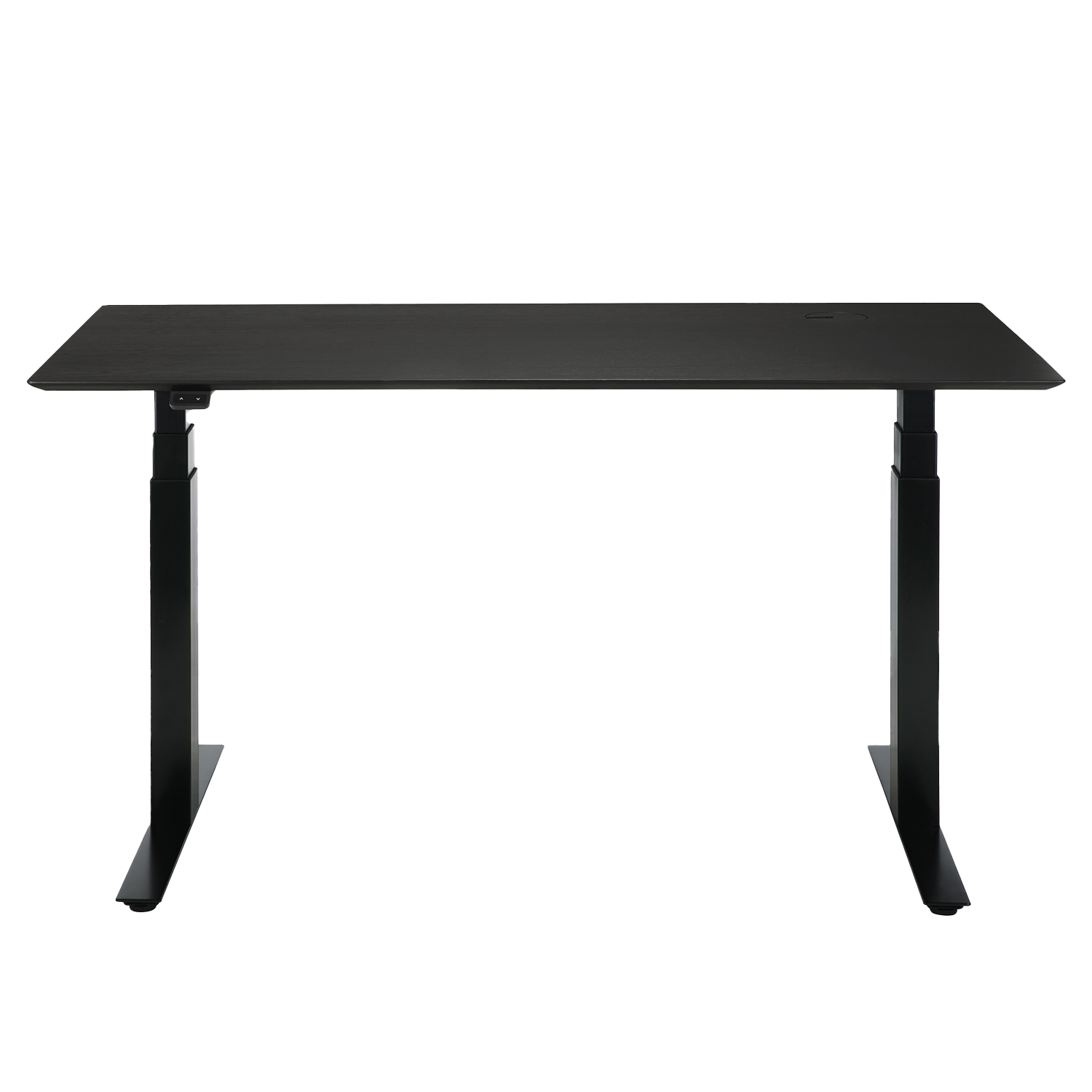 ethnicraft bok schreibtisch kabeldurchlass schwarz 26165 98811