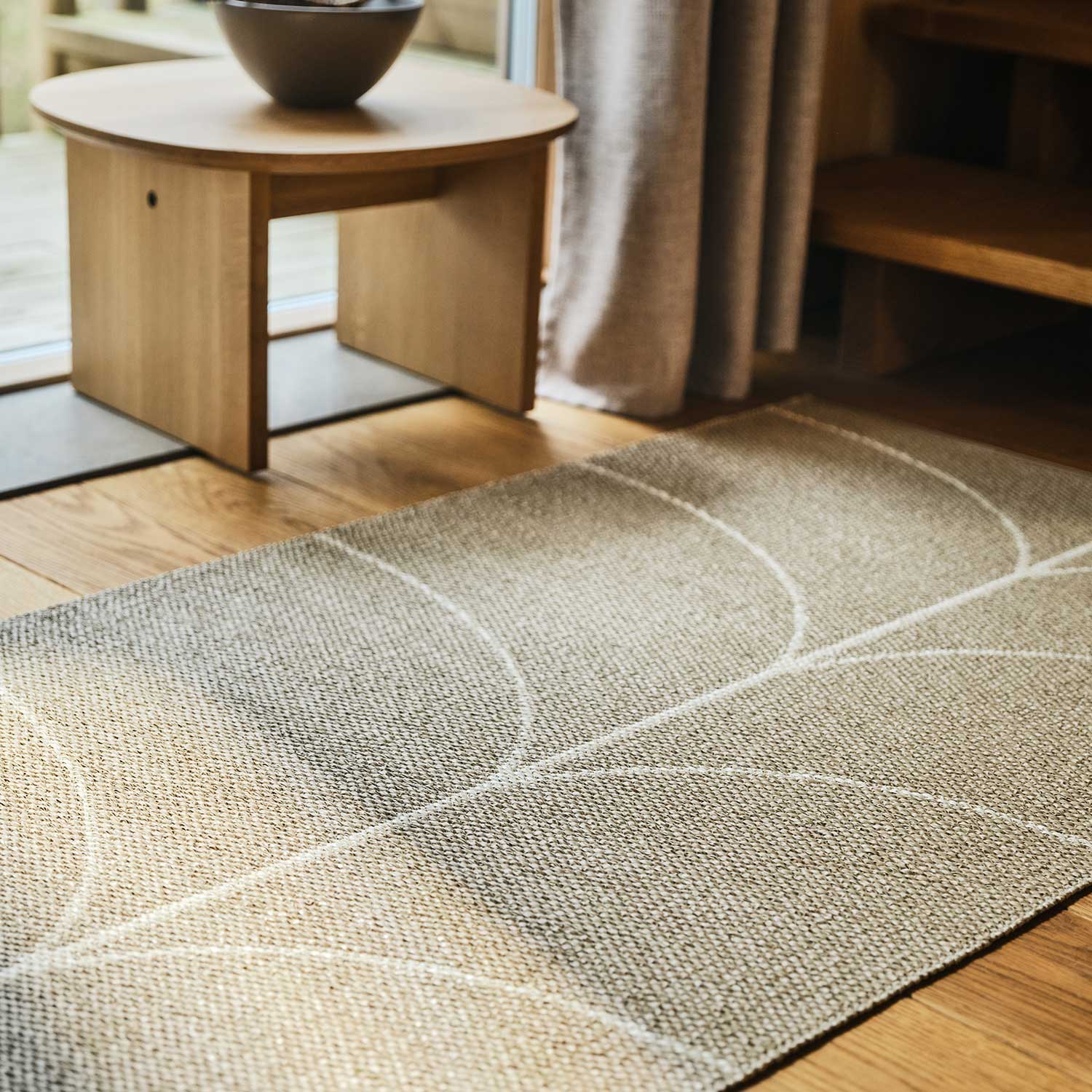 Pappelina - Leif Teppich 70x180 cm light nougat/vanilla