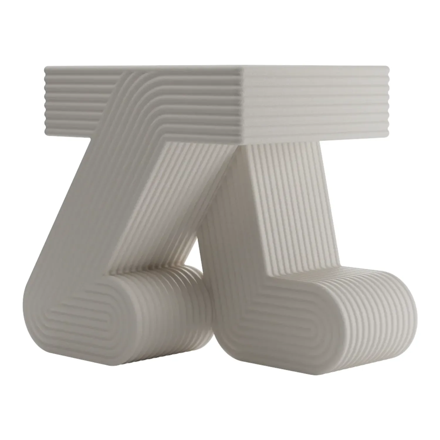 Qeeboo - Walking Beistelltisch ivory