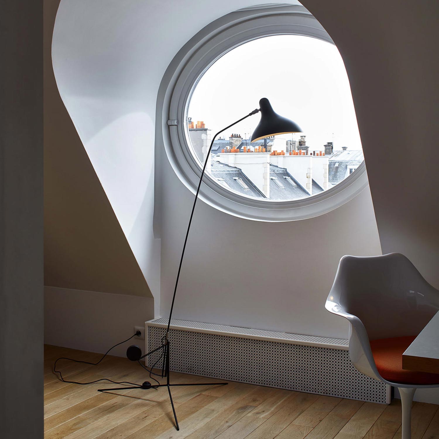 dcw stehleuchte mantis schwarz 68398