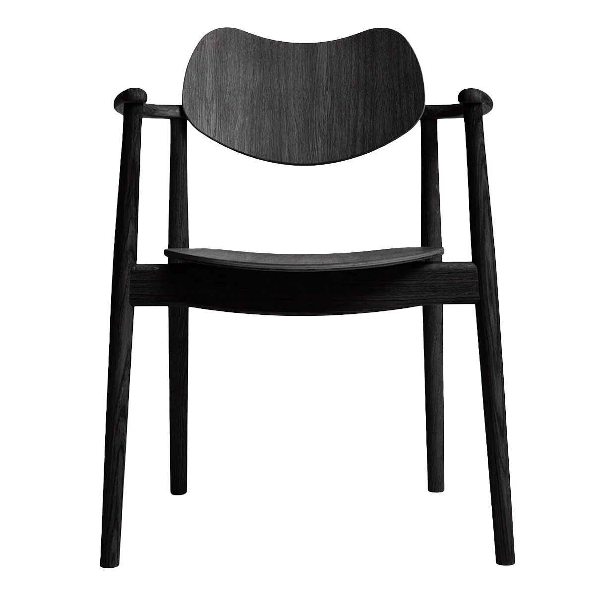 Ro Collection - Regatta Stuhl schwarzer Lack