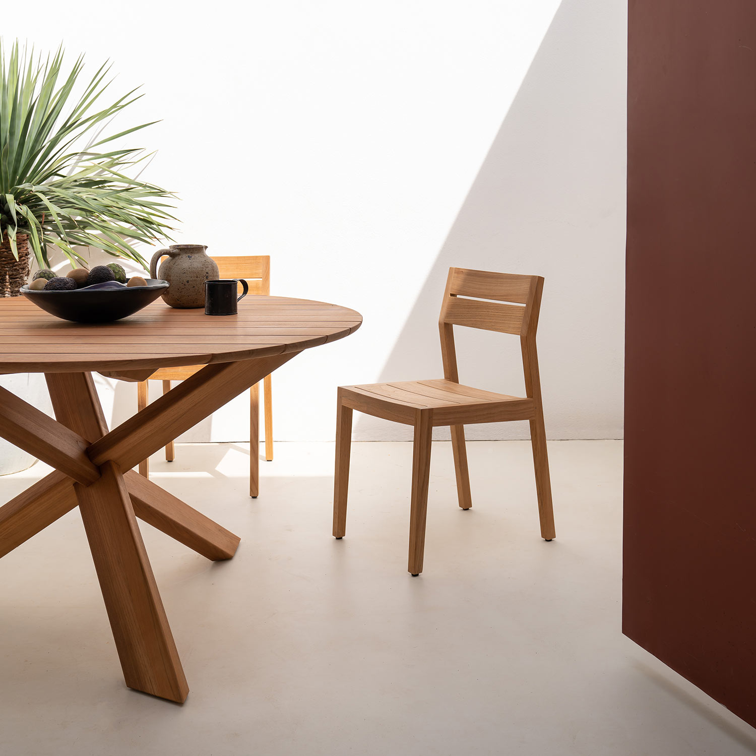 Ethnicraft - EX1 Stuhl teakholz