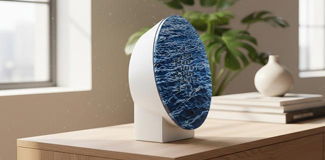 Relaxound Oceanbox auf Kommode