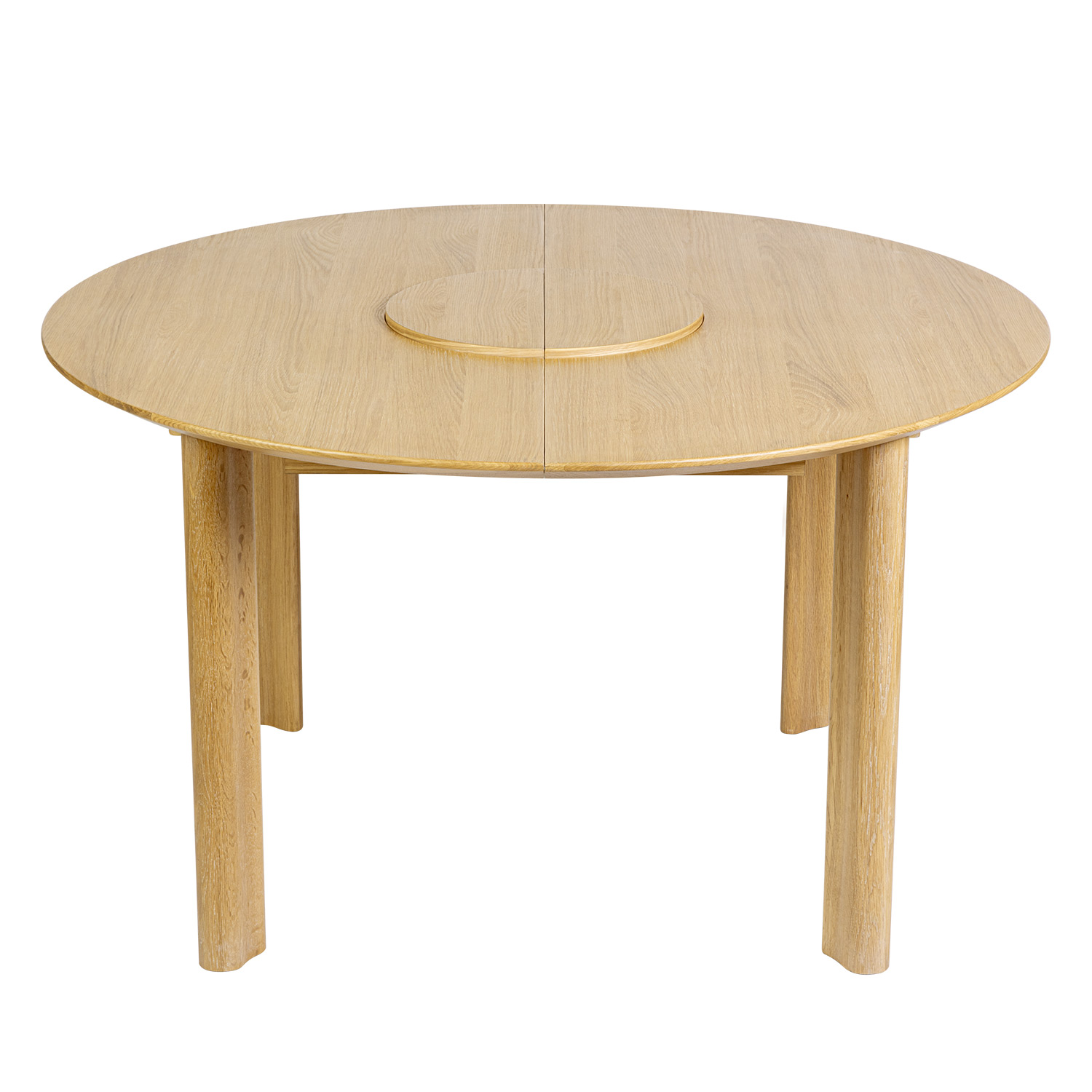 UMAGE comfort circle ausziehbar eiche smooth unausgezogen mit erhoehung 99192