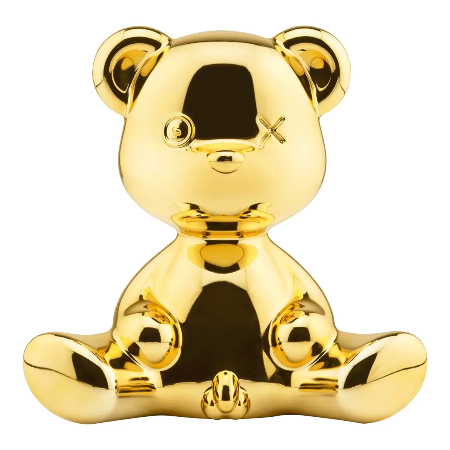 Qeeboo - Teddy Boy Leuchte Metal Finish mit Kabel gold