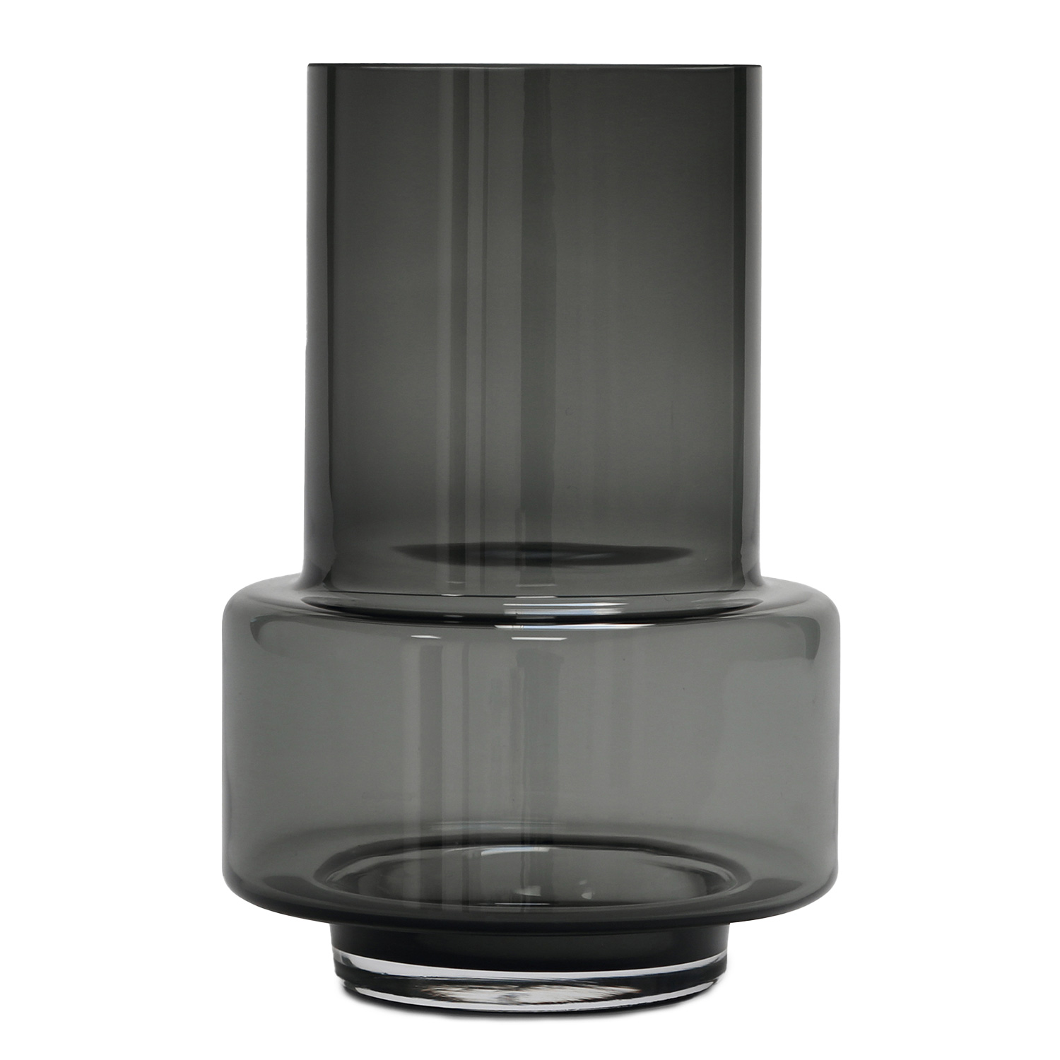 Ro Collection - Hurricane Vase No. 26 smoked grey