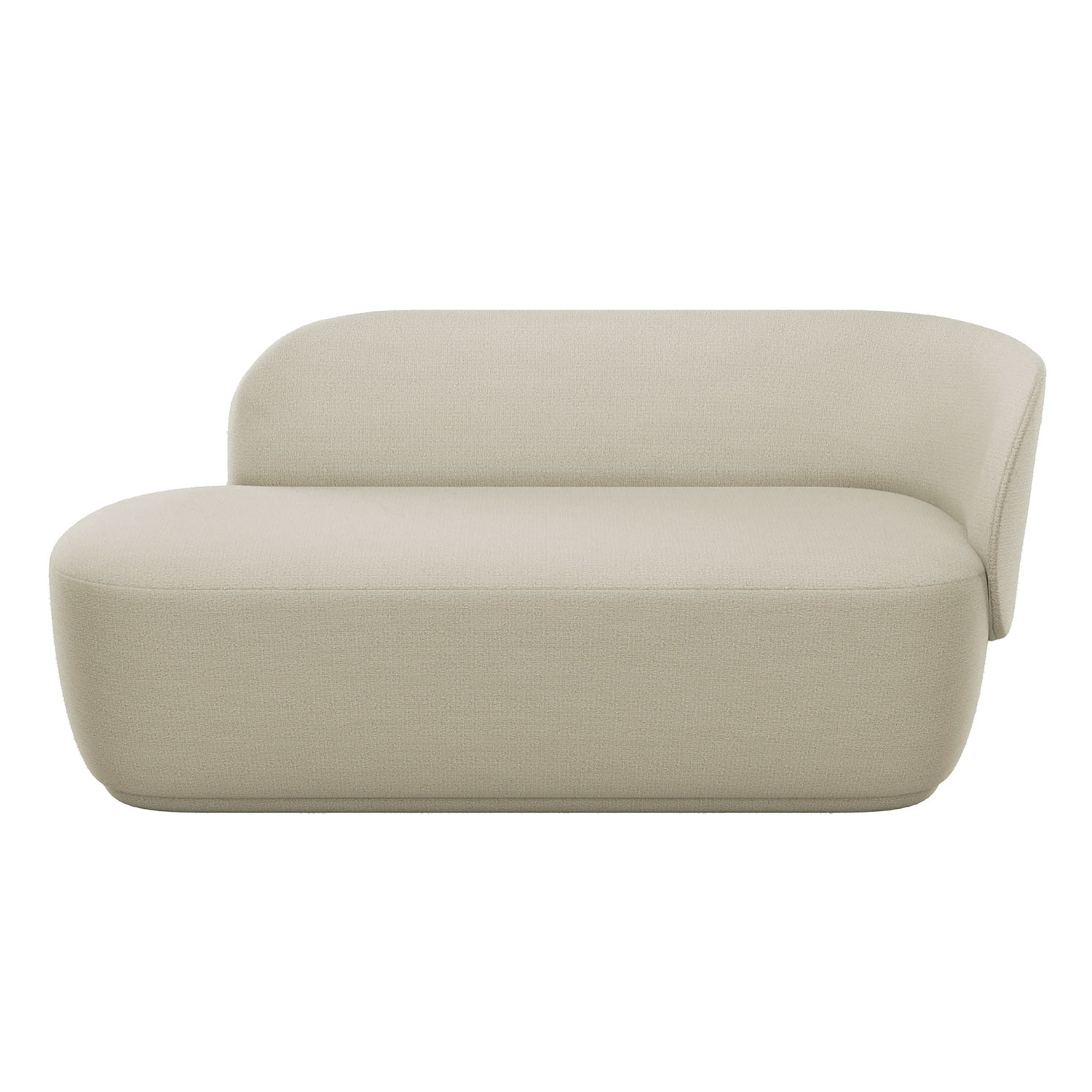 blomus - KUON Chaiselongue Boucla beige rechts
