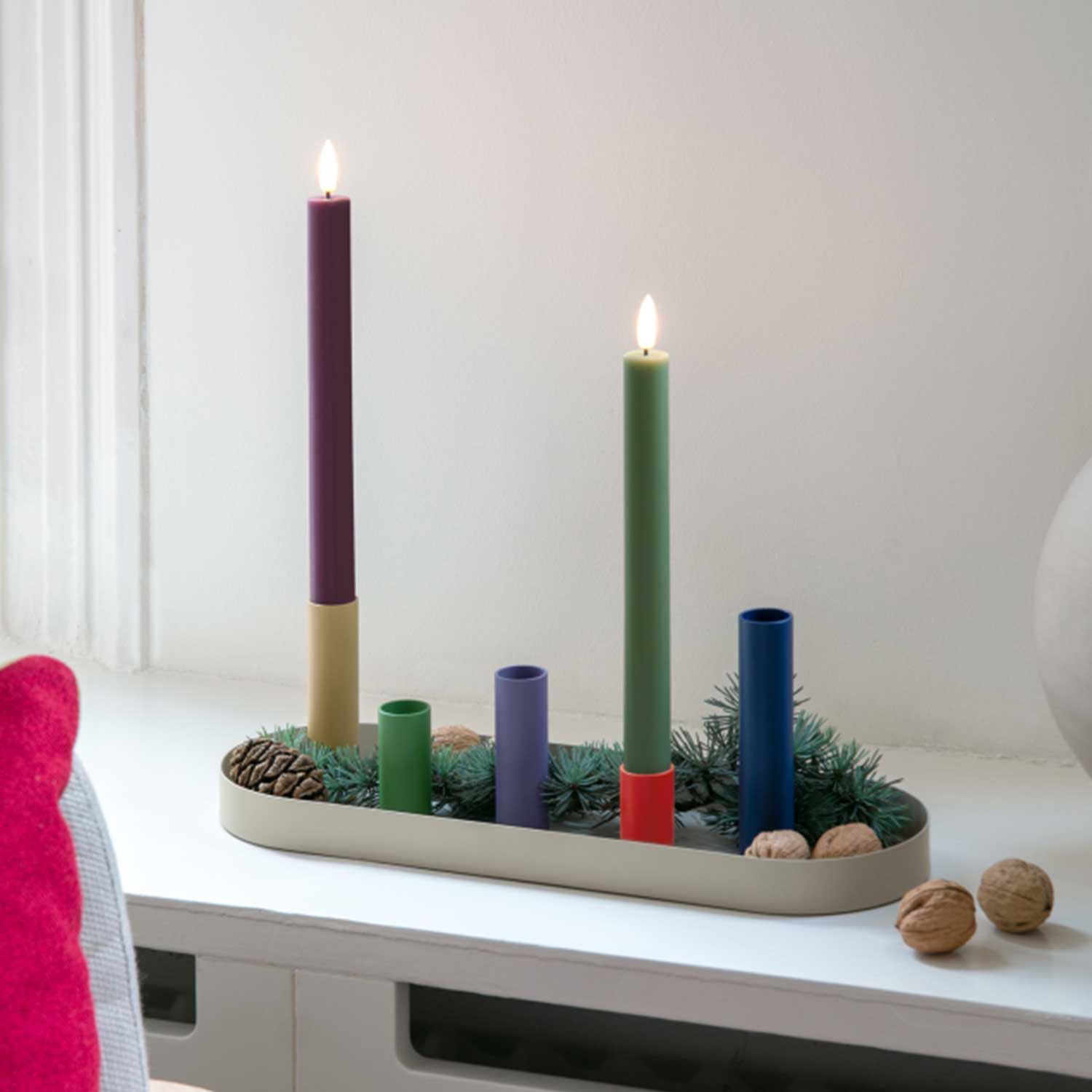 REMEMBER - LED Stabkerzen-Set Ruka