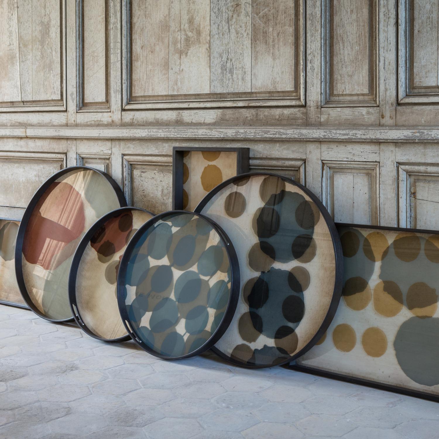 Ethnicraft Notre Monde 20437, 20439, 20440, 20443 Tablett dots