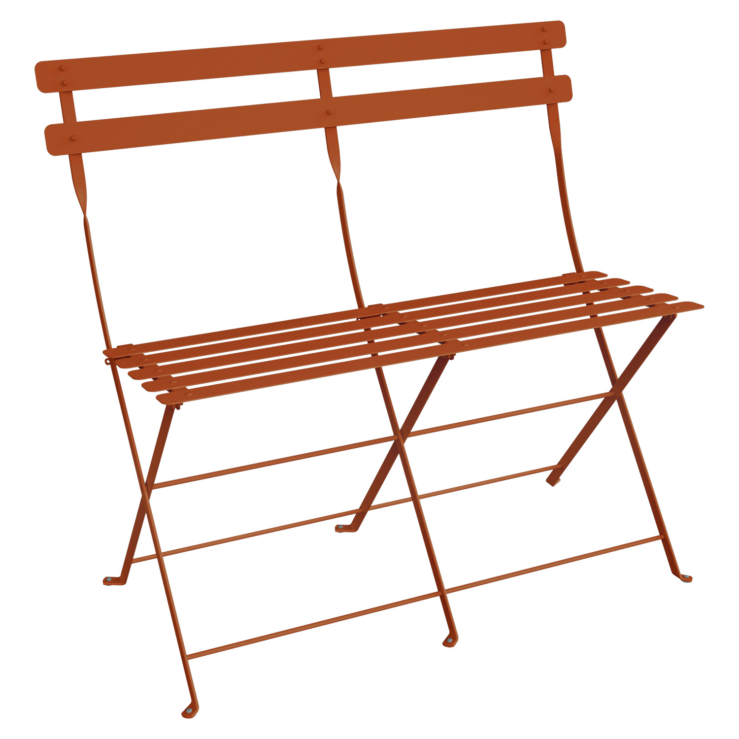 Fermob - Bistro Gartenbank klappbar dandierte Orange