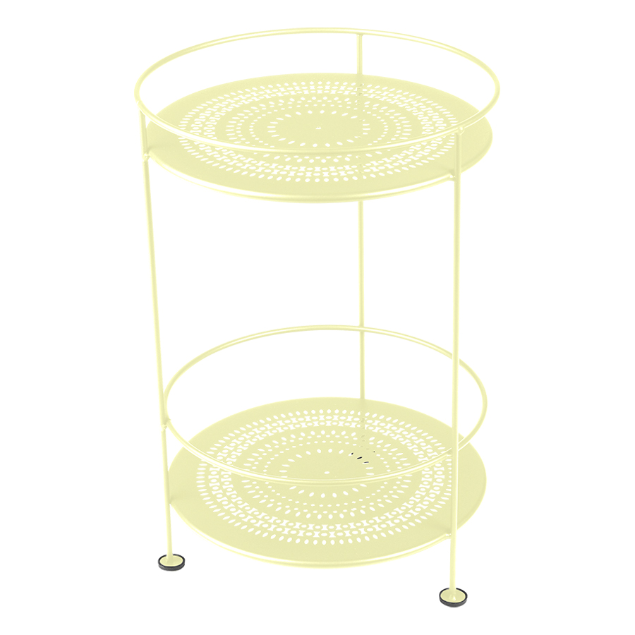fermob guinguette tisch perfo zitronensorbet 64718