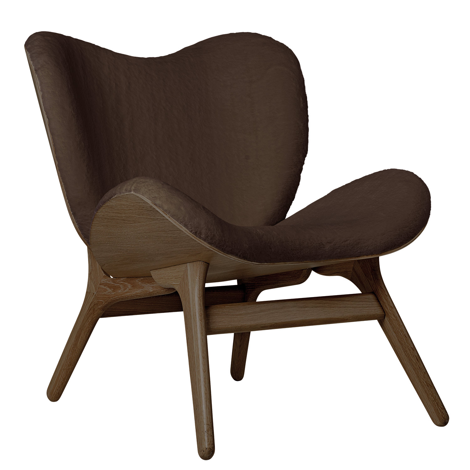 conversation piece eiche dunkel teddy braun umage 78335