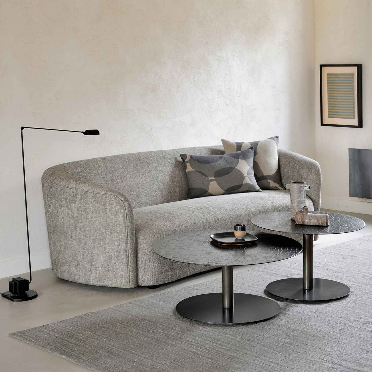 ethnicraft 3 sitzer sofa ellipse ambiente wohnzimmer ash 88175